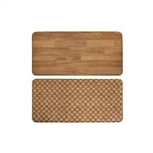 루미나D 양면 주방 우드패턴 발매트 12t 중 95x44