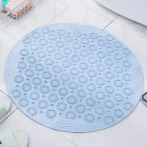 (색상 그레이)흡착식 욕실 발 매트 브러쉬 실리콘 발 매트 어린이 임산부