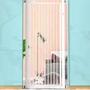 강아지 안전문 높이150cm 도어 흰색 울타리 높이 펜스