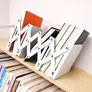 ( )접이식 길이조절 철제 책꽂이 정리함 책상칸막이