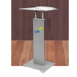 아크릴 단상 학교 강연대 사화자 연설대 이동식 강의대 교탁 교회 학원용 연단 60