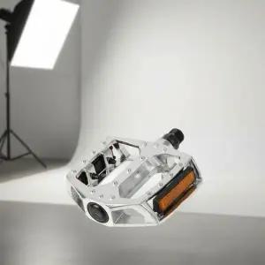 알루미늄 평페달 로드 자전거 발판 논슬립 핀 교체형 세트