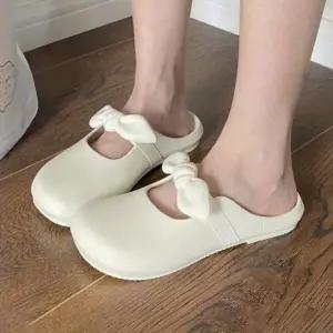 여름 리본 포인트 뮬 슬리퍼