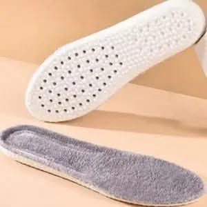 프리미엄 겨울 털 깔창 남성용 방한 털 깔창 보온 푹신한