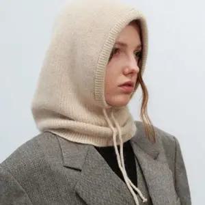 방한 여성 겨울 넥 워머 니트 겨울 후드 워머 바라클라바