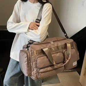 빅사이즈 멀티 포켓 여행용 보스턴 가방 PL-2207