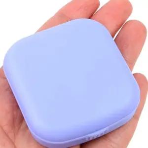 렌즈보관통 컬러 렌즈통 여행용 추천템 렌즈 인기 콘택트렌즈통