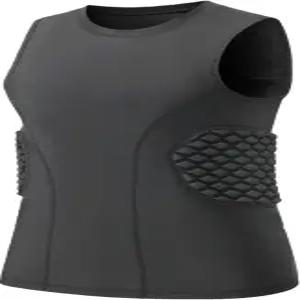 축구 야구 럭비를 위한 조르미노 스포츠 임팩트 보호 압축 패딩 셔츠