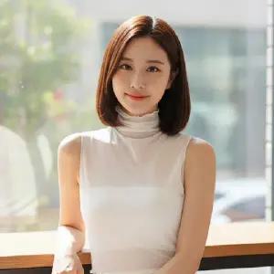 봄 여름 시스루 레이어드 나시 이너 티셔츠 슬리브리스 민소매 여성반목티