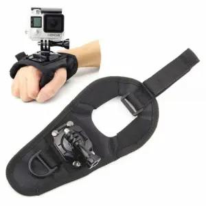 ( )액션캠 장갑 핸드 손등 스트랩 자전거 오토바이 운전 촬영