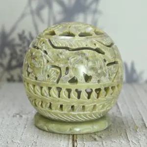 코끼리 조각 비누돌 티 라이트 또는 향로 반지 집들이 선물 캔들 홀더 비누돌/사랑하는 사람들을 위한