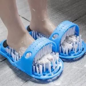 ( )발을씻자슬리퍼1p 욕실화 각질제거 슬리퍼 뒷꿈치관리 게으른슬리퍼