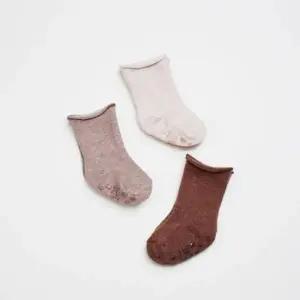 유아 양말 j아띠 베이비 초코 돌돌이 3켤레 세트  신생아 면 양말