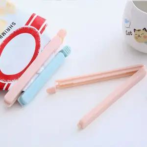 3컬러 다용도 봉지클립 밀봉집게 봉지집게 5P 밀봉집게 봉지집게 밀봉클립