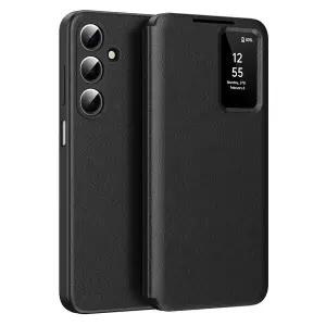 갤럭시A17 스마트뷰 카드 케이스 슬림 가죽 하드 핸드폰 커버 A175 A176