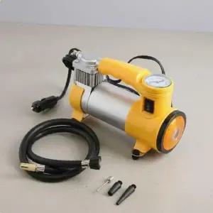 ( )차량용 타이어 공기압 자동 주입기 에어펌프 고성능 LED 포함