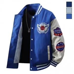 항공 캐주얼 레이어드 남성 야구 점퍼 LED-RSIS-185