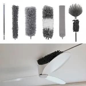 (수량 1세트)TR 길이조절 7종세트 먼지브러쉬 천장청소 에어컨 선풍기 청소솔