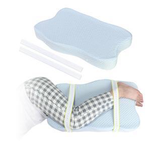 스트랩이 달린 옆잠자는 사람을 위한 마이보우 무릎 베개 를 다리 사이 쐐기 수면을 정렬 고 높이 지지 기억 폼 안쪽 허벅지