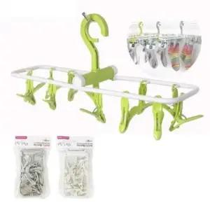 [SBD] 미니 접이식 건조걸이 빨래집게 여행용 행거 휴대용