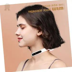 목 어깨 근육 이완 저주파 자극 안마기 무선 충전식 휴대 간편 접이 구조 젤