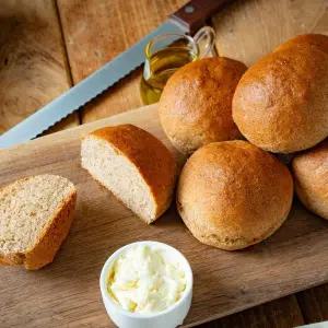 앱솔리 홀위트데이 100% 통밀모닝빵 1kg 저당 고단백 고식이섬유 식사빵