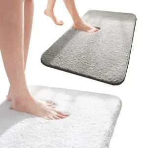 (색상 화이트)푹신한 털매트 논슬립 발매트 극세사 욕실매트 발 매트 현관 극세사매트