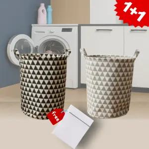 심플바구니 다용도 빨래바구니 대용량 손잡이 접이식 세탁망