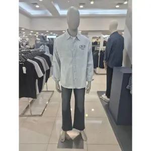 [행텐]S/S남여공용 자수포인트 루즈핏데님남방10470-020-401