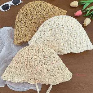 스트링 보닛햇 크로셰 벙거지 니트rst613