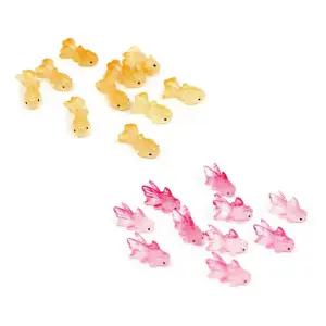 투명 컬러 금붕어 피규어 10p 500697