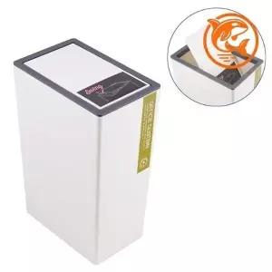 ( )슬림형 사무실 정리통 용이한 수납용 쓰레기통 디자인 깔끔한 사무용품