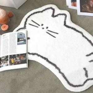 포근한 현관 욕실 주방 거실 러그 매트 냥냥 욕실발판 현관발매트
