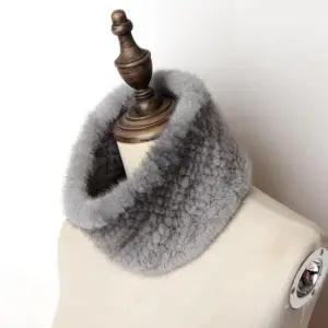 통밍크목도리 털 밍크 직수입 머플러 심플 헤어밴드 넥워머 겨울 목도리 신축성
