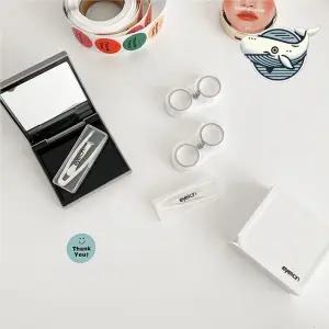 휴대용 렌즈케이스 거울 소프트 렌즈통 모던 acM5+9XCg