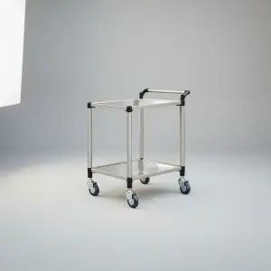 스텐 2단 이동식 웨건 식당 병원용 카트 가정용카트 주방카트