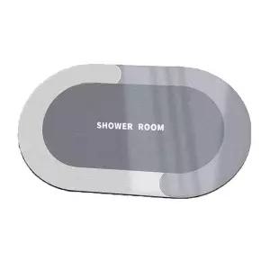 [골드스마일]투톤 규조토 발매트 40X60 주방 욕실 물흡수 발매트 욕조앞매트