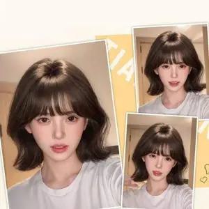 [셀러에이드]가발 숏 컷 가발 여성 데일리 숏 컷 통 자연 볼륨 변신 인조가발