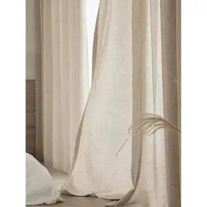 방한커튼 침실 거실 커튼 식 면 린넨 반 차광