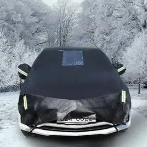 차가림막 자동차커버 BMW 블랙 하프 성에방지 X3 4호