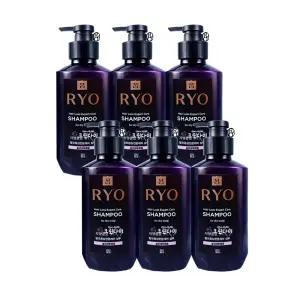 려 자양윤모 9EX 샴푸 중건성두피용 400ml x6개