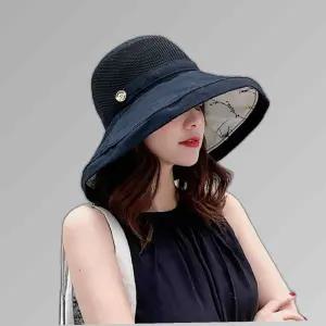 여성 버킷햇 양면 벙거지 여름 모자 챙넓은