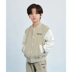 디스커버리 키즈 바시티 백그래픽 바람막이 자켓 DBEIGE 458864