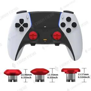 듀얼센스엣지 금속 엄지 조이스틱 캡 PS5 Dualsense Edge 용 6-in-1 한정판 6개 교체