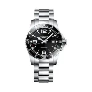 론진 L3.740.4.56.6 하이드로 콘퀘스트 남성 메탈 시계