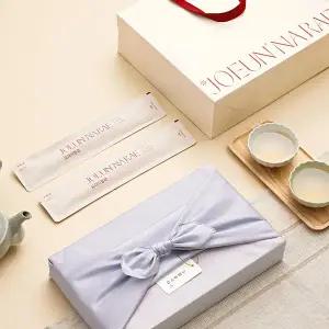 [조은나래]도라지정과 300g 선물세트 연한파랑 보자기포장