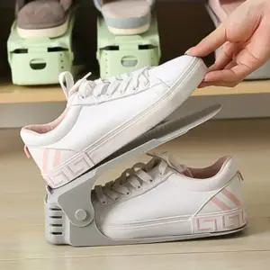 정리함 신발 정리대 슬라이딩 현관 수납 거치대 2단