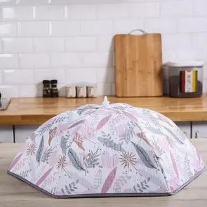 밥상 덮개 알루미늄 식탁 특대형 접이식 보온 간편한