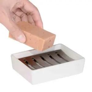 받침 스텐 도자기 욕실 화장실 벽걸이 물빠짐 비누