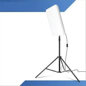 [골드스마일]지속광 50W 사각 LED 조명 삼각대 세트 1개입 사각방 방송 장비 4000lm